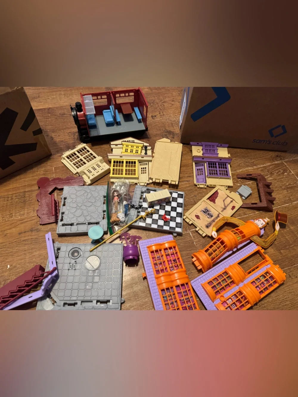 Harry Potter Diagon Alley playset lights & sounds plus Hogwarts express & misc